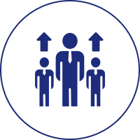 Corporate hierarchy symbol